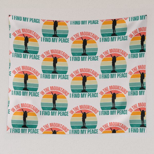 Item preview,  Hiking lovers ,in the mountains I find my peace designed and sold by erozzz.