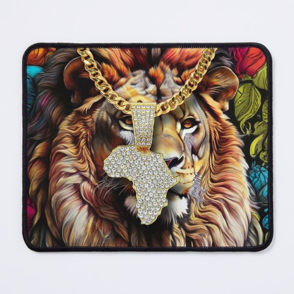Item preview, Diamond African Lion; Pop Art; HipHop Style; designed and sold by StickerApe.
