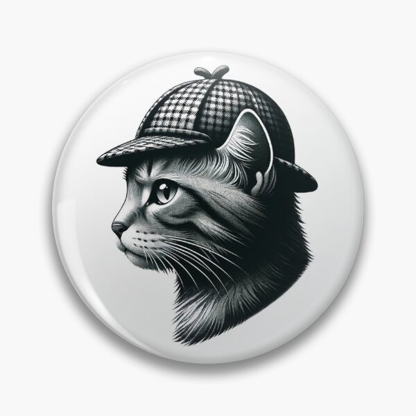 Item preview, Sherlock Holmes Cat designed and sold by Mekaneko.