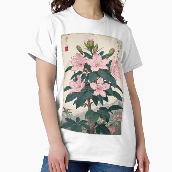 Item preview, Rhododendron indicum,Ando Utagawa Hiroshige style designed and sold by Planthem.