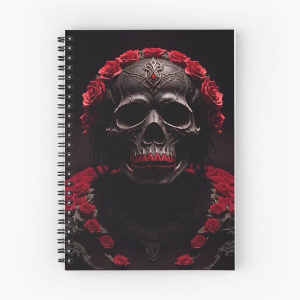 Item preview, Human skull made of red roses designed and sold by Fantasymachine.