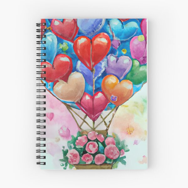 Item preview, Hearts Aloft in Rosy Reverie designed and sold by LustigFox.