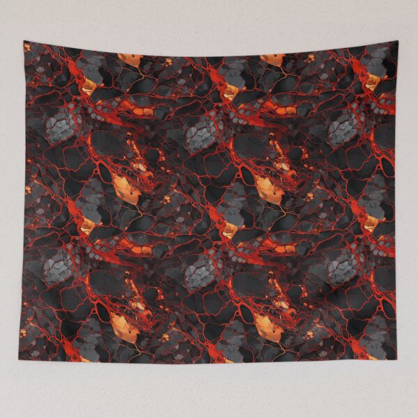 Item preview, Volcanic Geometry: Abstract Postmodern Obsidian Chaos designed and sold by polonuim210.
