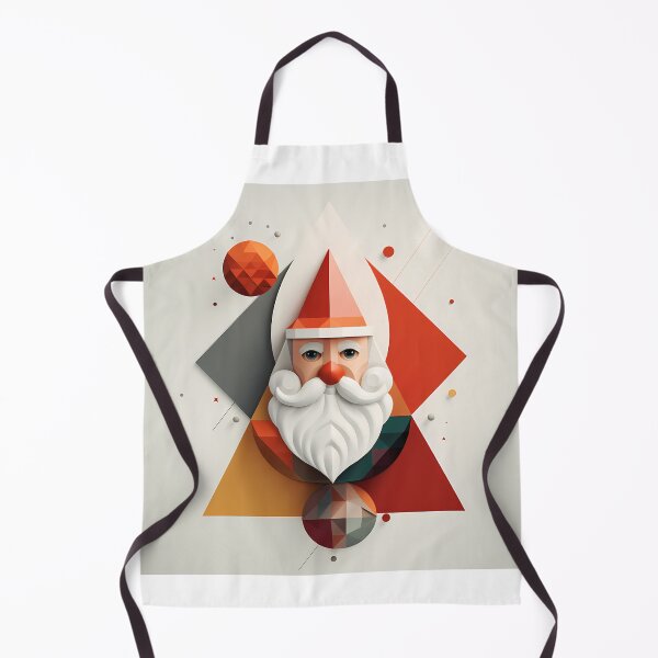 Item preview, "Yuletide Geometry: Santa's Sphere" designed and sold by VectorVoyage.