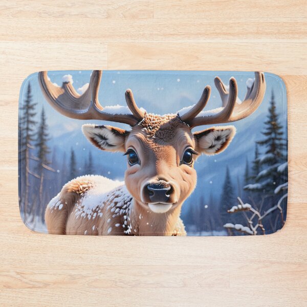 Item preview, Christmas & Winter: Snowy Reindeer Bliss designed and sold by ArtsyInventor.