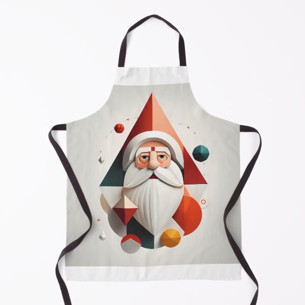 Item preview, "Festive Facets: Santa's New Angle" designed and sold by VectorVoyage.
