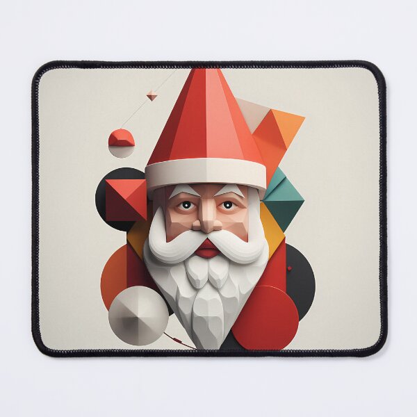 Item preview, "Abstract Claus: Christmas Reimagined" designed and sold by VectorVoyage.