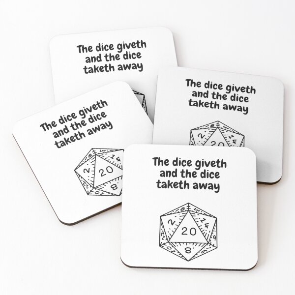 Item preview, D20 The dice giveth and the dice taketh away  designed and sold by porchswings.