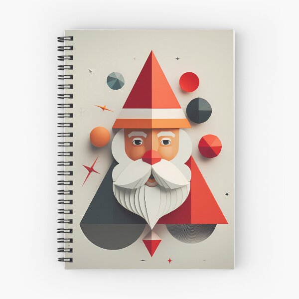 Item preview, "Santa's Geometric Orbit" designed and sold by VectorVoyage.