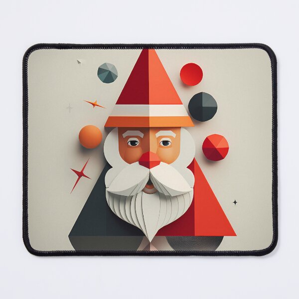Item preview, "Santa's Geometric Orbit" designed and sold by VectorVoyage.