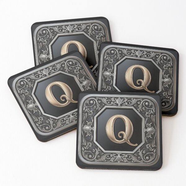 Item preview, MONOGRAM LETTER Q - ELEGANT STYLE designed and sold by philevera.