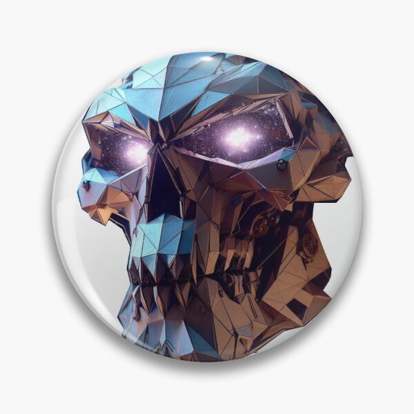 Item preview, 4d Geometric skull designed and sold by cyberbunj.