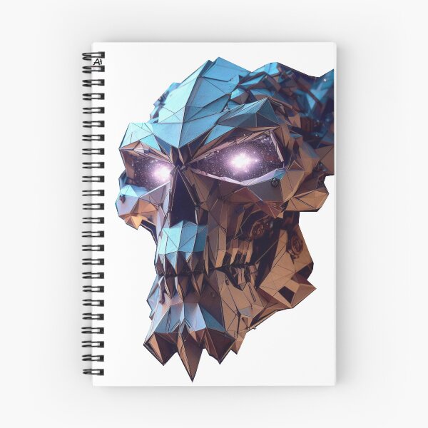 Item preview, 4d Geometric skull designed and sold by cyberbunj.