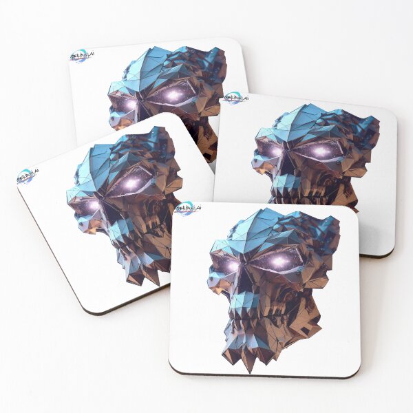 Item preview, 4d Geometric skull designed and sold by cyberbunj.