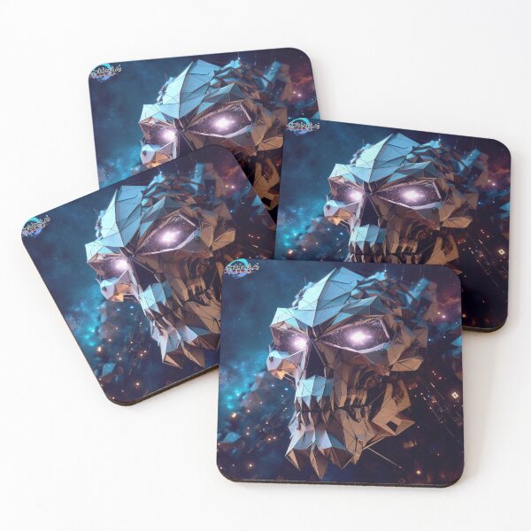 Item preview, 4D Geometric Space Skull designed and sold by cyberbunj.