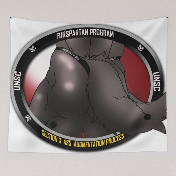 Item preview, Certified Furry Spartan Butt designed and sold by Triplesixuwu.
