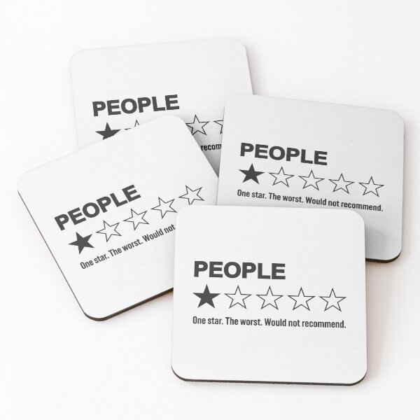 Item preview, People, One Star, The Worst, Would Not Recommend: Hilarious Human Rating designed and sold by hadleyfoo.