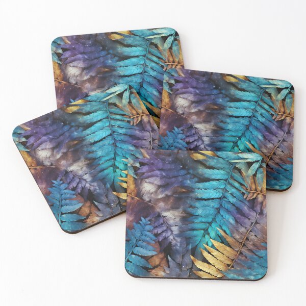 Item preview, Impressionistic Botany: Iridescent Fern Fossil Patterns designed and sold by polonuim210.