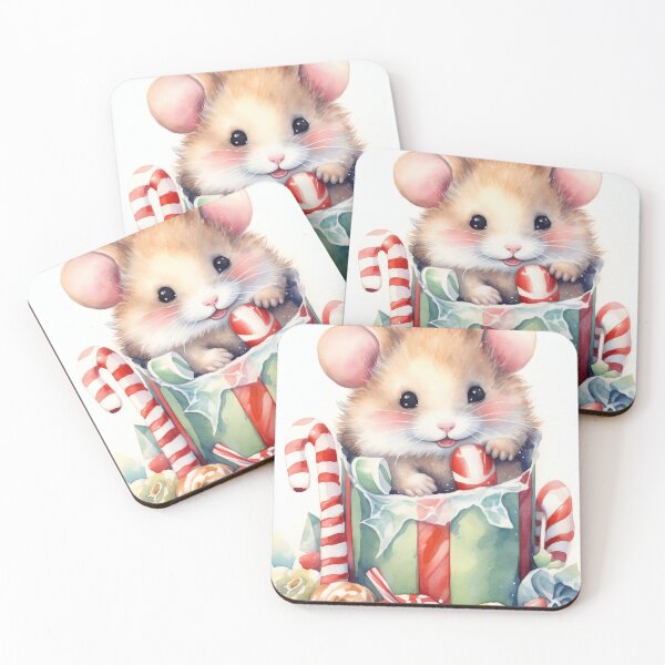 Item preview, Cheerful Holiday Hamster designed and sold by cute-animals99.