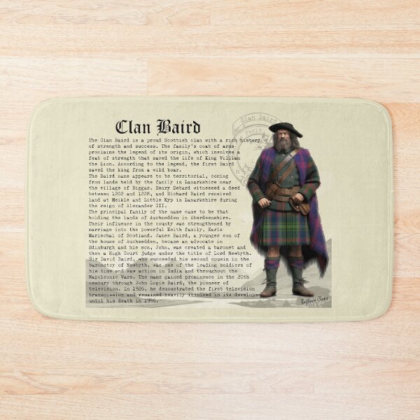 Item preview, Clan Baird Scottish History  designed and sold by BagTown Clans.