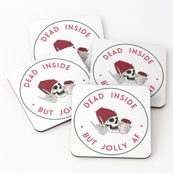 Item preview, dead inside but jolly af - spooky christmas spirit - dead inside vintage designed and sold by Carola-art.
