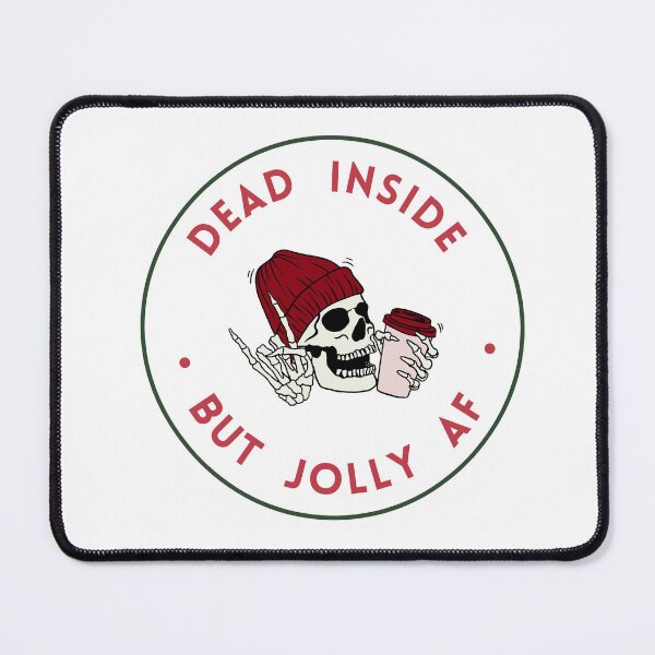 Item preview, dead inside but jolly af - spooky christmas spirit - dead inside vintage designed and sold by Carola-art.