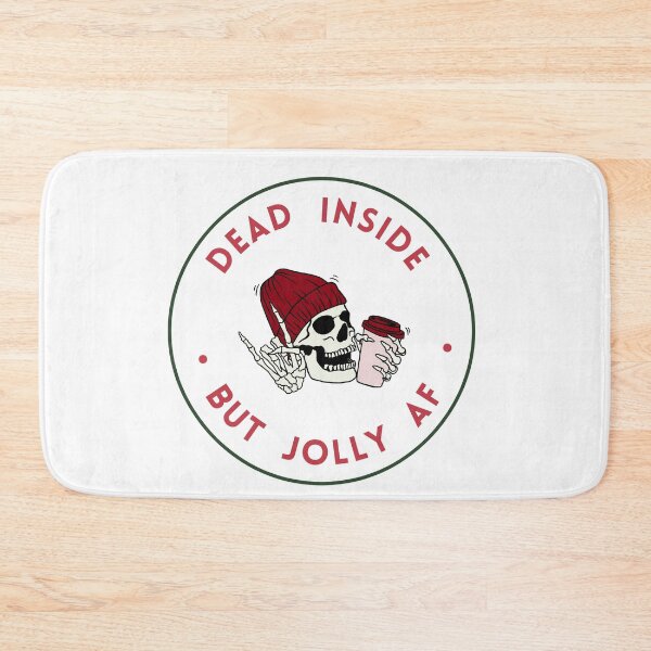 Item preview, dead inside but jolly af - spooky christmas spirit - dead inside vintage designed and sold by Carola-art.