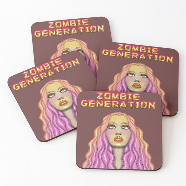 Item preview, zombie generation pink hair girl hypnotic designed and sold by La Loca.