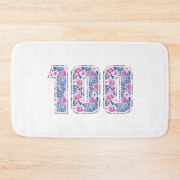 Item preview, 100th Birthday, floral number 100, woman’s designed and sold by iclipart.
