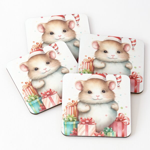Item preview, Adorable Hamster Holiday designed and sold by cute-animals99.
