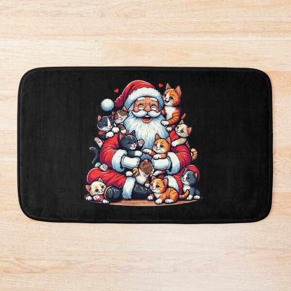 Item preview, Santa's Puppy Party, joyful Santa, holiday cheer. designed and sold by plussorn.