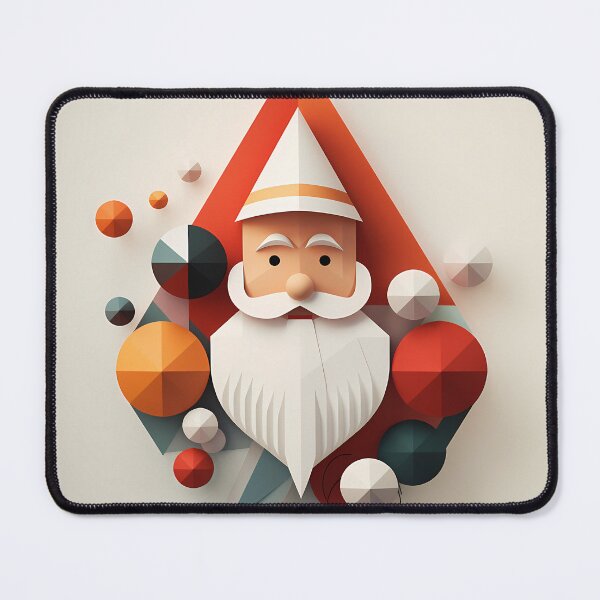 Item preview, "Claus in Geometric Chic" designed and sold by VectorVoyage.