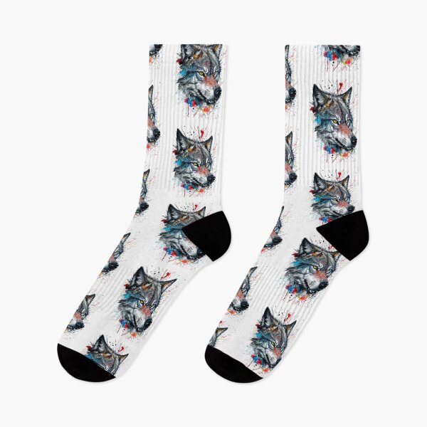Item preview, Tie Dye Wolf Tattoo" funny wolf gift designed and sold by Obinne.
