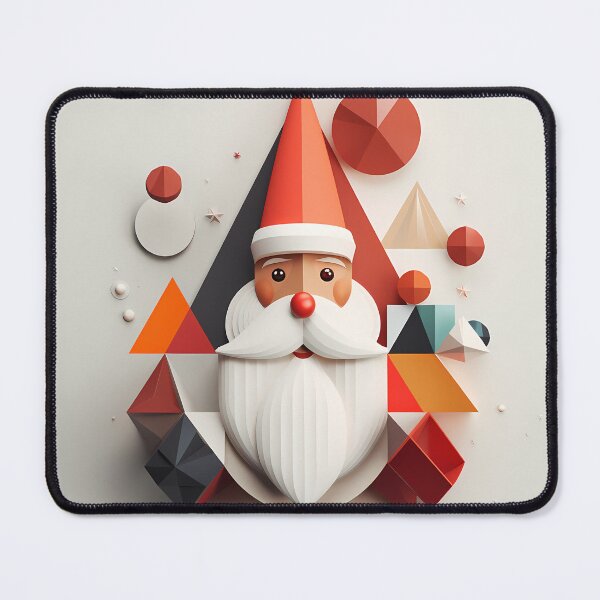Item preview, "Santa's Shapeful Elegance" designed and sold by VectorVoyage.