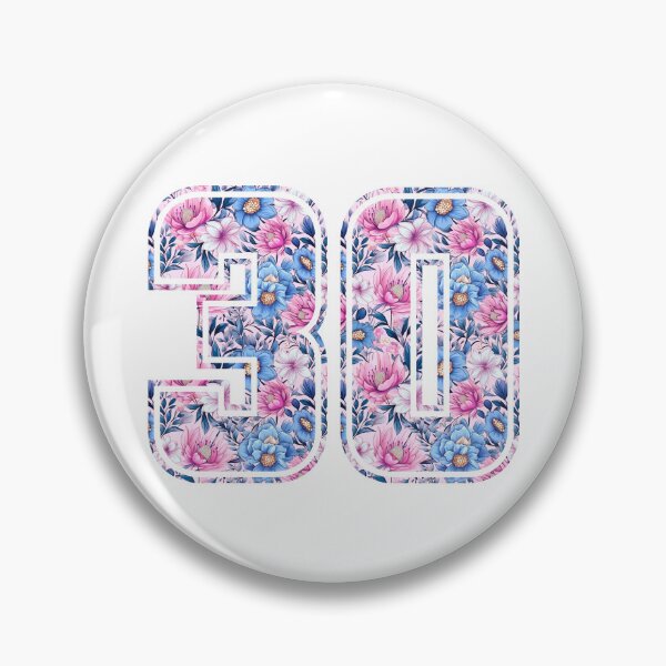 Item preview, 30th Birthday, floral number 30, woman’s designed and sold by iclipart.