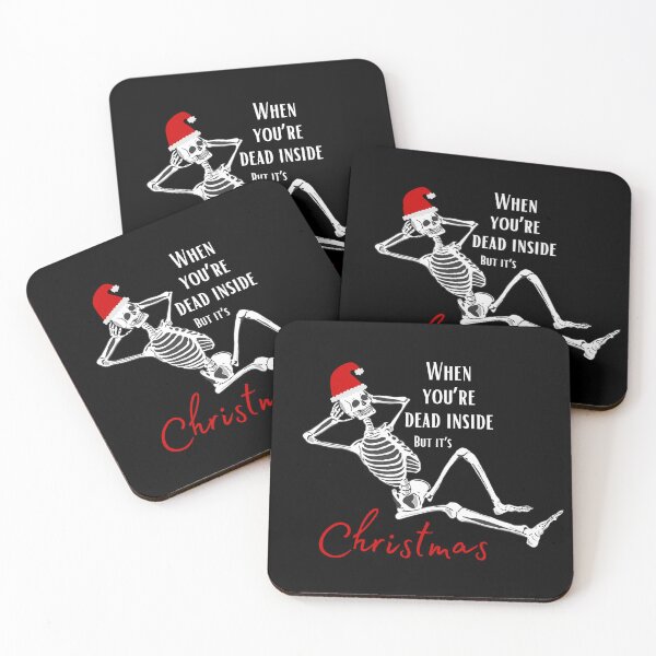Item preview, dead inside skeleton Christmas designed and sold by Chambermuzic.