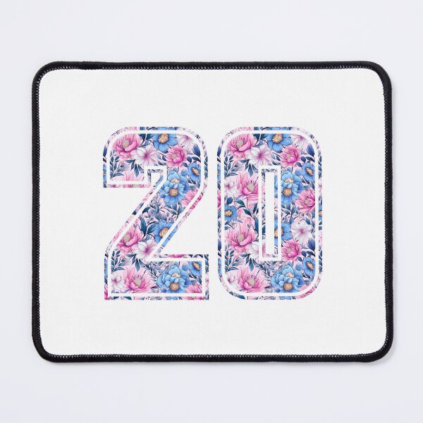 Item preview, 20th Birthday, floral number 20, woman’s designed and sold by iclipart.