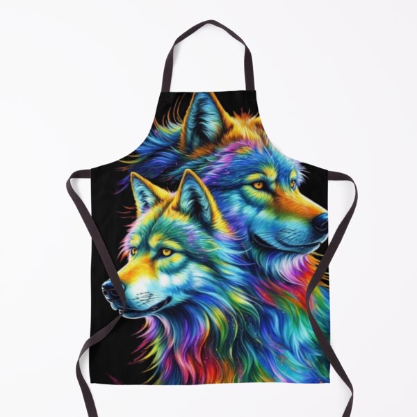Item preview, Tie Dye Wolf Tattoo"wolf gift designed and sold by Obinne.