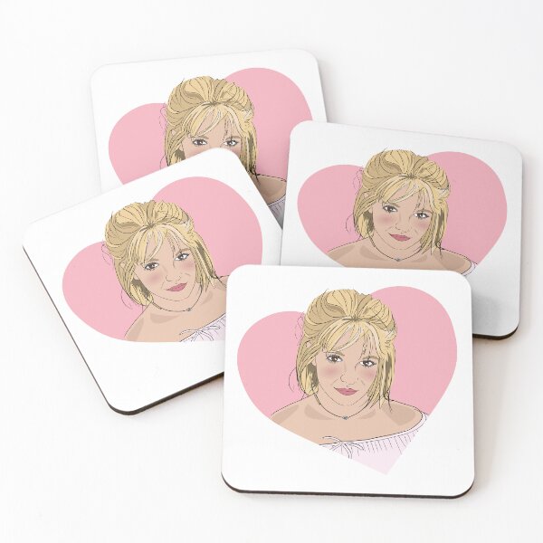 Item preview, Britney Illustration in a Heart designed and sold by RachRulu.