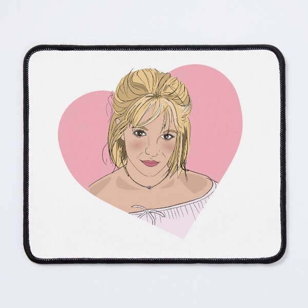 Item preview, Britney Illustration in a Heart designed and sold by RachRulu.