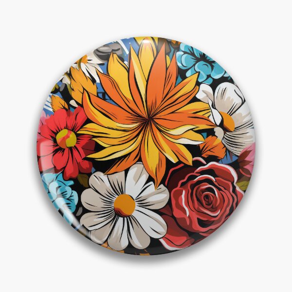 Item preview, Explosión floral cósmica designed and sold by Tillyvanilli.