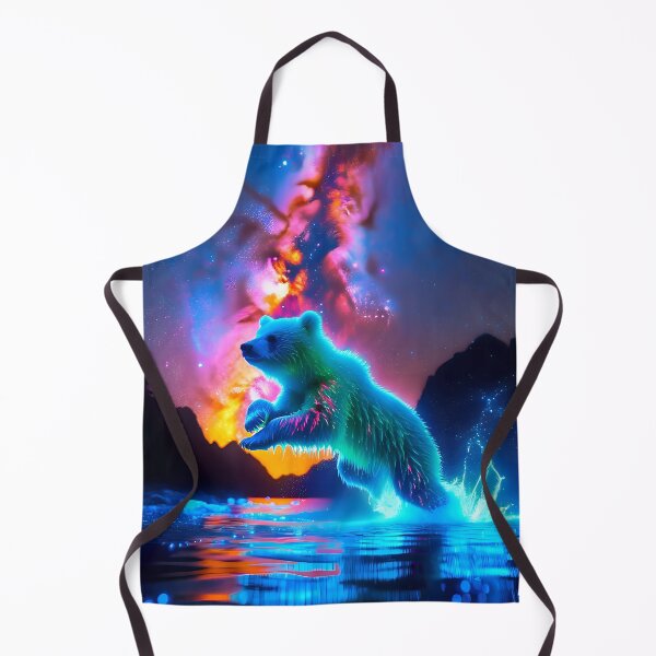 Item preview, Blacklight Style Cave Bear Luminous Leap designed and sold by Matt's Artificial Nature.