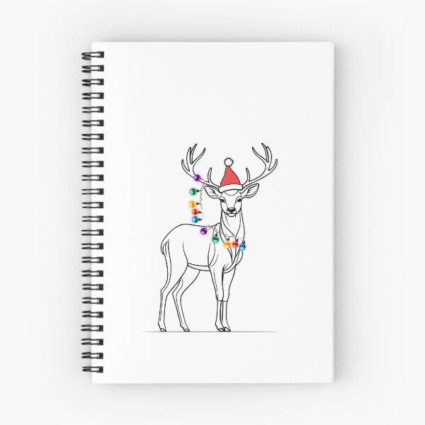 Item preview, Sleek Christmas Deer Graphic designed and sold by ThunyChiao.