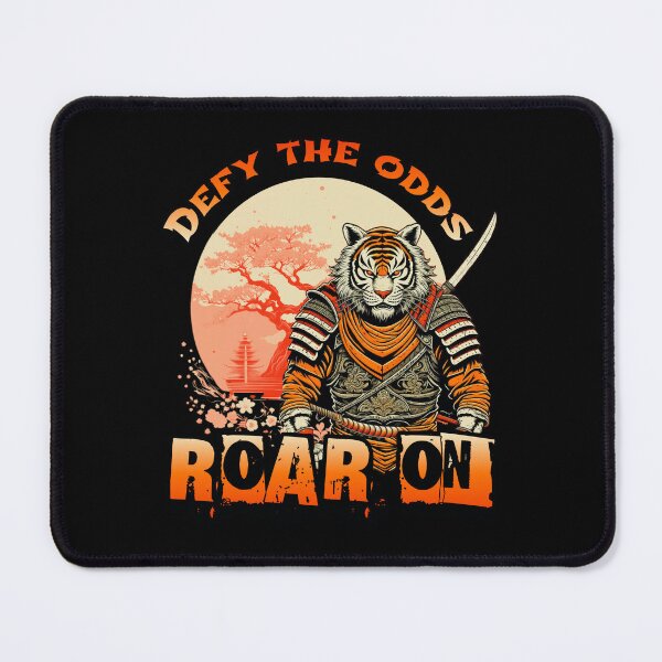 Item preview, Tiger Samurai Defy the Odds Roar On designed and sold by OmmeDesigns.