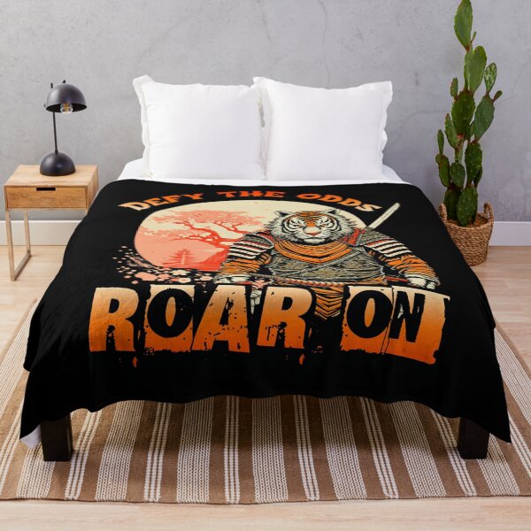 Item preview, Tiger Samurai Defy the Odds Roar On designed and sold by OmmeDesigns.