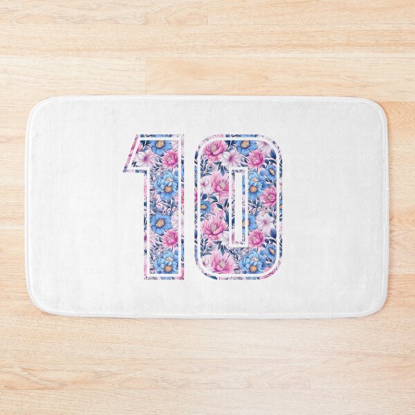 Item preview, 10th Birthday, floral number 10, girl's, kids designed and sold by iclipart.