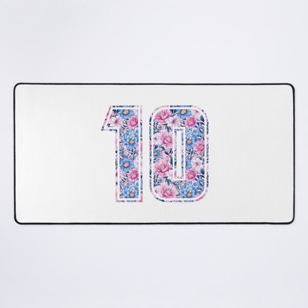 Item preview, 10th Birthday, floral number 10, girl's, kids designed and sold by iclipart.
