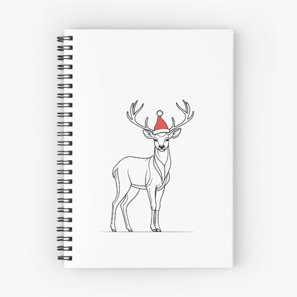 Item preview, Sleek Christmas Deer Graphic designed and sold by ThunyChiao.