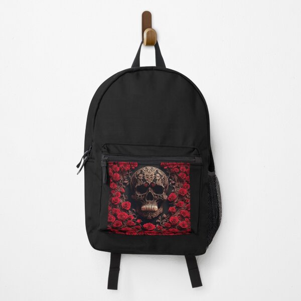 Item preview, Human skull made of red roses designed and sold by Fantasymachine.