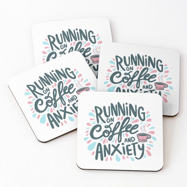 Item preview, Running on Coffee and Anxiety designed and sold by krimons.